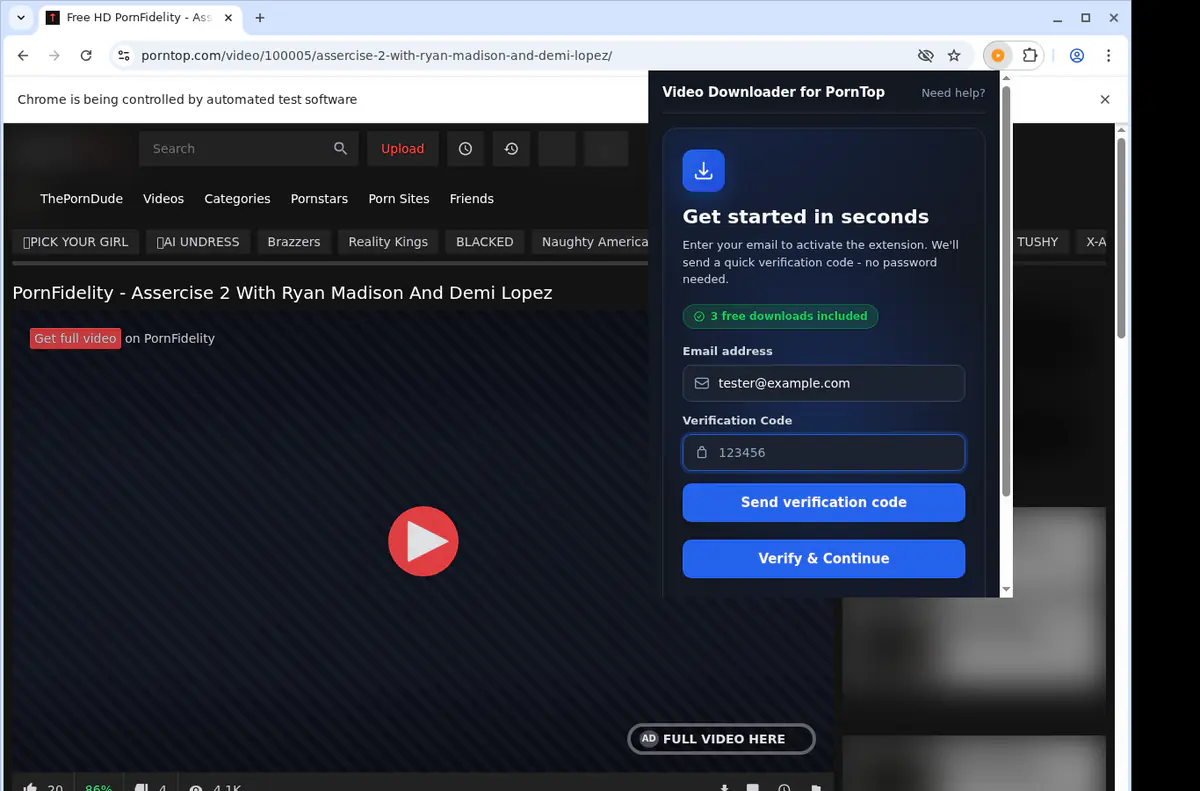 Porntop Video Downloader screenshot 4